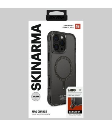 Etui Skinarma Saido do iPhone 16 Pro Max Magnetic Charging czarne