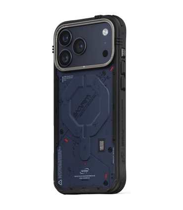 Etui Skinarma Vigor MagSafe do iPhone 17 Pro Max niebieskie