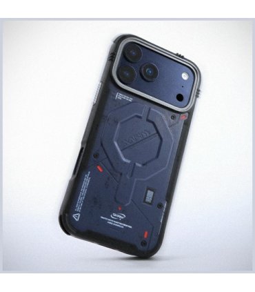 Etui Skinarma Vigor MagSafe do iPhone 17 Pro niebieskie