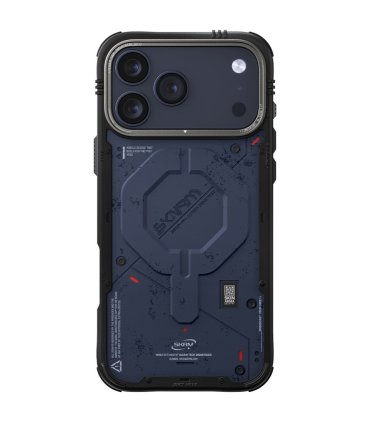 Etui Skinarma Vigor MagSafe do iPhone 17 Pro niebieskie