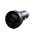 Baseus adapter samochodowy QC 3.0 65W (szary) - szybkie ładowanie