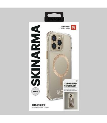 Etui Skinarma Saido do iPhone 16 Pro Max Magnetic Charging szampańskie