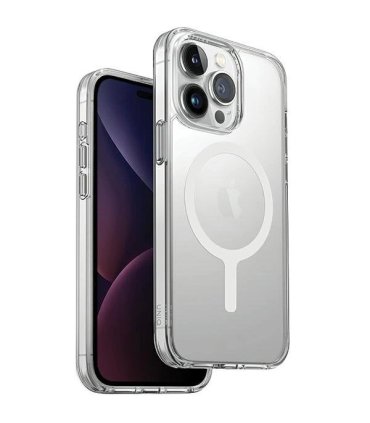 Etui UNIQ LifePro Xtreme do iPhone 15 Pro z Magclick Charging przezroczyste