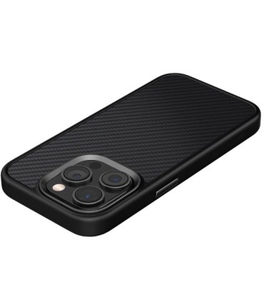 Etui UNIQ Keva do iPhone 15 Pro z Magclick Charging czarne