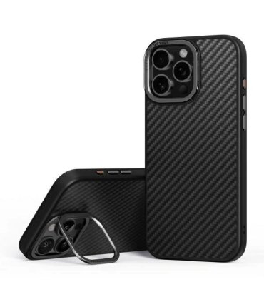 Etui UNIQ Keva Max do iPhone 16 Pro z Magclick Charging czarne