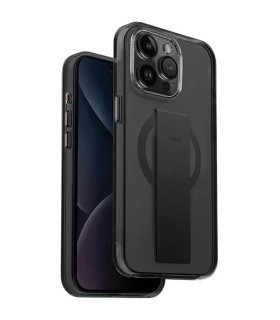 Etui UNIQ Heldro Mag do iPhone 15 Pro z Magclick Charging czarne