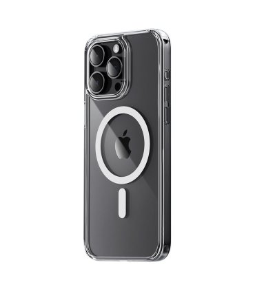 Etui Rock Crystal Series Magnetic do iPhone 16 Pro Max przezroczyste