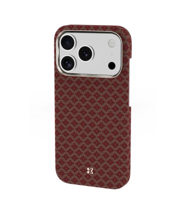 Etui Benks Magnetic Armor Air Armor Grid Kevlar 600D do iPhone 17 Pro pomarańczowe