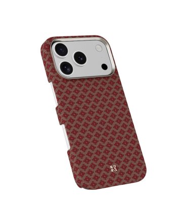 Etui Benks Magnetic Armor Air Armor Grid Kevlar 600D do iPhone 17 Pro pomarańczowe