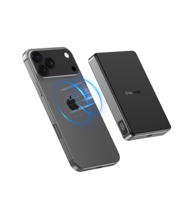 Power Bank Blavec 10000mAh 45W PD czarny 16mm grubość