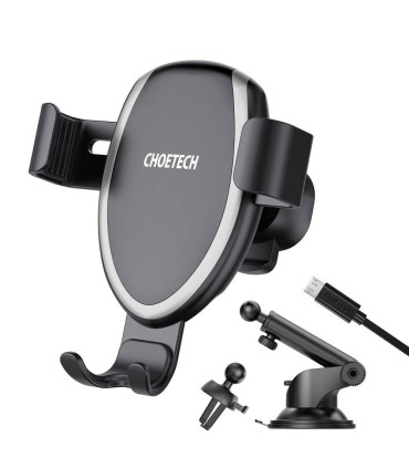 Choetech bezprzewodowa ładowarka samochodowa Qi 10W T536-S - szybkie ładowanie