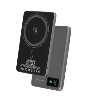 Blavec Power Bank BJ-03 5000mAh 22,5W MagSafe Typ C Ultra Slim 7,8mm Szary