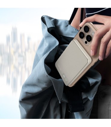 Blavec Power Bank BJ-04 5000mAh 22,5W MagSafe Typ C Ultra Slim 7,8mm Złoty