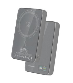 Blavec Power Bank BJ-04 10000mAh 22,5W MagSafe Typ C Slim 13,5mm Szary