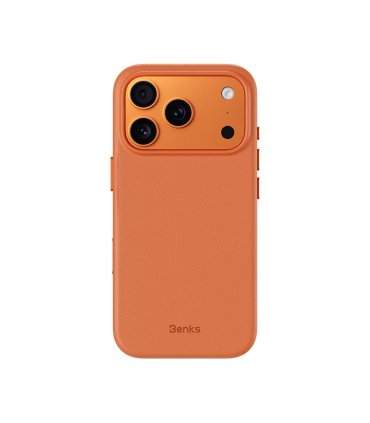 Benks Magnetic Vita Pro Silicone Etui iPhone 17 Pro Max Pomarańczowy