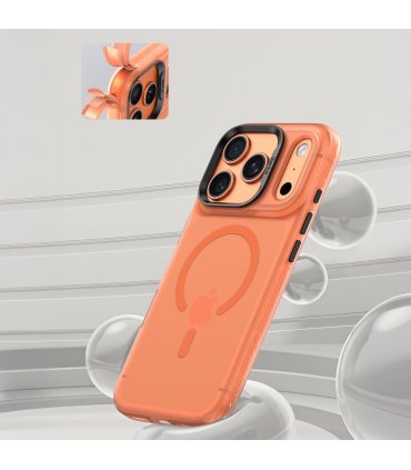 Benks Magnetic Lucid Armor Etui iPhone 17 Pro Max Pomarańczowy