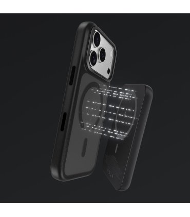 Benks Magnetic Mist Metal Frame Etui iPhone 17 Pro Max Niebieski