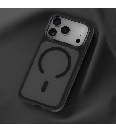 Benks Magnetic Mist Metal Frame Etui iPhone 17 Pro Max Niebieski