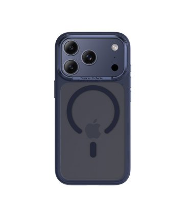 Benks Magnetic Mist Metal Frame Etui iPhone 17 Pro Max Niebieski