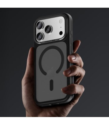 Benks Magnetic Mist Metal Frame Etui iPhone 17 Pro Max Czarny