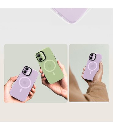 Benks Magnetic Lucid Armor Etui iPhone 17 Fioletowy Camera Control