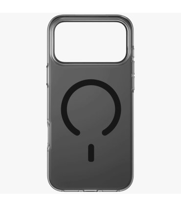 UNIQ Clario Magclick Etui iPhone 17 Pro Max Czarne Ładowanie MagSafe