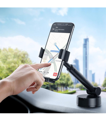 Baseus Simplism Gravity grawitacyjny uchwyt samochodowy (czarny)