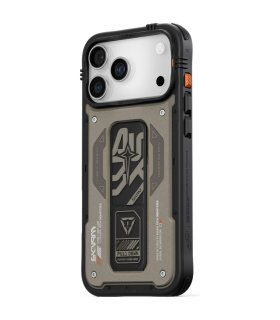 Skinarma Aegis Etui iPhone 17 Pro Max Magnetic Charging Grip Szary