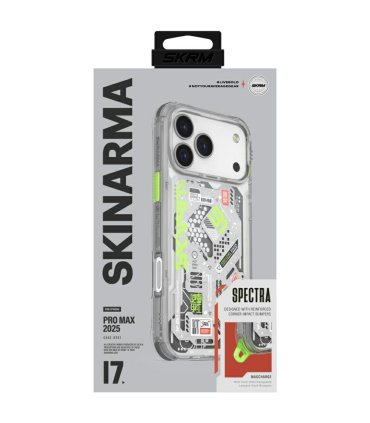 Skinarma Spectra Etui iPhone 17 Pro Max Magnetic Charging Przezroczysty