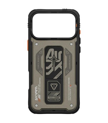 Skinarma Aegis Etui iPhone 17 Pro Magnetic Charging Grip Szary