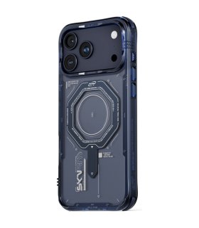 Skinarma Magma Etui iPhone 17 Pro Magnetic Charging Niebieski