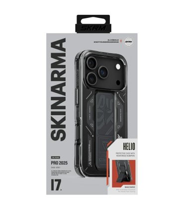 Skinarma Helio Etui iPhone 17 Pro Magnetic Charging Grip Grafitowy