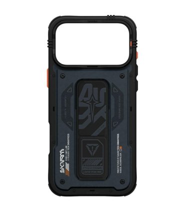 Skinarma Aegis Etui iPhone 17 Pro Magnetic Charging Grip Granatowy