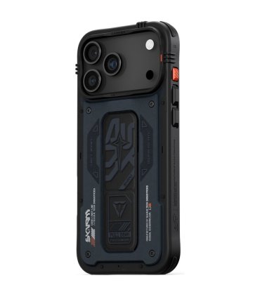 Skinarma Aegis Etui iPhone 17 Pro Magnetic Charging Grip Granatowy