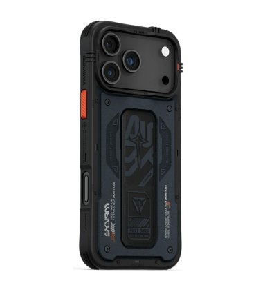 Skinarma Aegis Etui iPhone 17 Pro Magnetic Charging Grip Granatowy