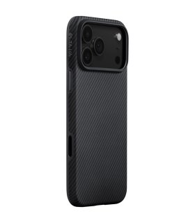 PITAKA Aramid UltraGuard Etui iPhone 17 Pro Max Czarno-szary MagSafe