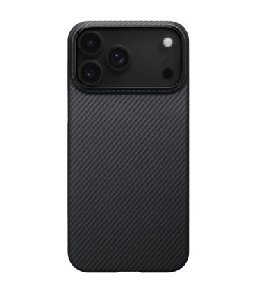 PITAKA Ultra-Slim Etui iPhone 17 Pro Max Czarno-szary MagSafe