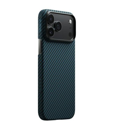 PITAKA Ultra-Slim Etui iPhone 17 Pro Max Czarno-niebieski MagSafe