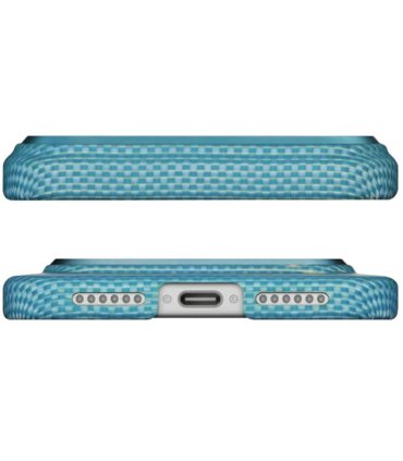 PITAKA Ultra-Slim Etui iPhone 17 Pro Lucid Blue MagSafe