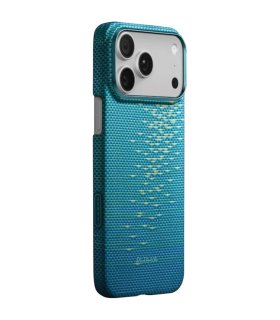 PITAKA Ultra-Slim Etui iPhone 17 Pro Lucid Blue MagSafe