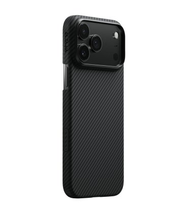 PITAKA Ultra-Slim Etui iPhone 17 Pro Czarno-szary MagSafe