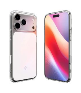 Spigen Ultra Hybrid T Etui iPhone 17 Pro Max MagSafe Przezroczysto-białe