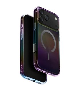 UNIQ Iridescia Etui iPhone 17 Pro Max Wielokolorowe MagSafe