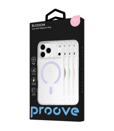 Proove Blossom Etui iPhone 17 Różowe Magnetic Ring