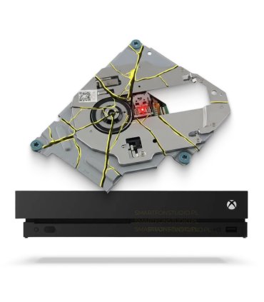 Naprawa mechanizmu napędu Xbox One X | Serwis podajnika Blu-ray 4K UHD