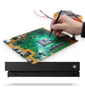 Diagnostyka płyty głównej Xbox One X | Naprawa sekcji zasilania i układów BGA