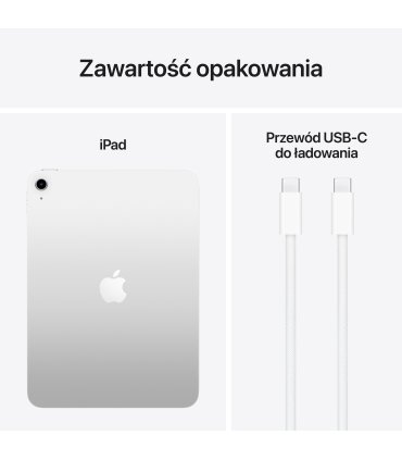 Apple iPad 11 A16 11. generacja 256 GB Wi-Fi Srebrny