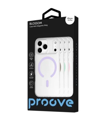 Proove Blossom Case Magnetic Ring iPhone 15 Pro White