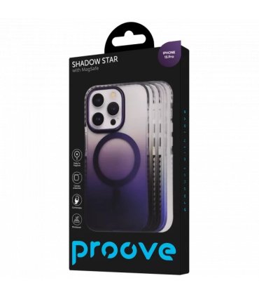 Shadow Star Case Magnetic Ring iPhone 15 Pro Deep Purple