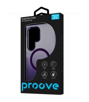 Shadow Star Case Magnetic Ring Samsung Galaxy S25 Ultra Purple